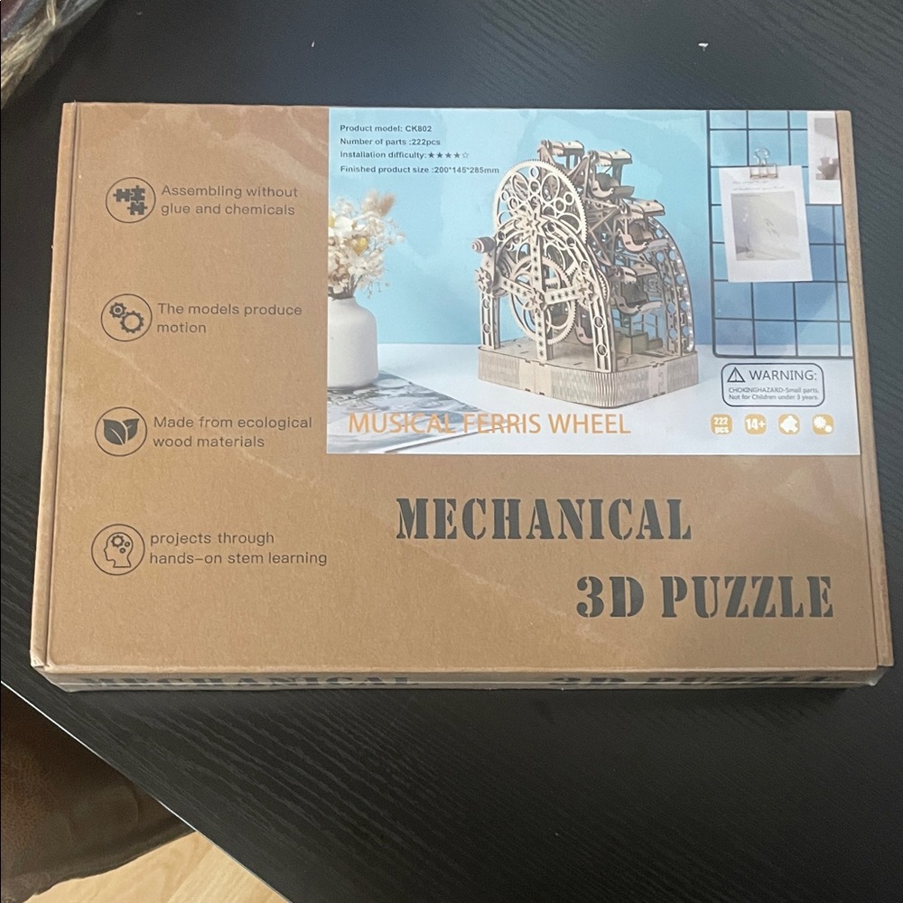 Mechanical 3d puzzle